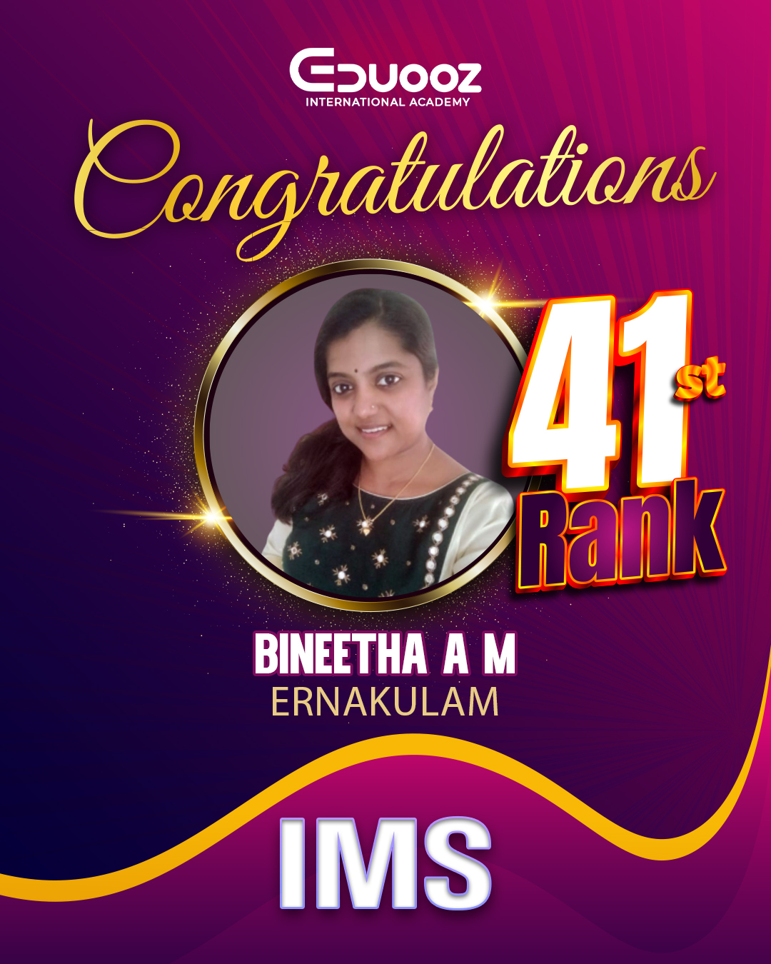 Rank holder portrait: 41 Bineetha A M.jpg